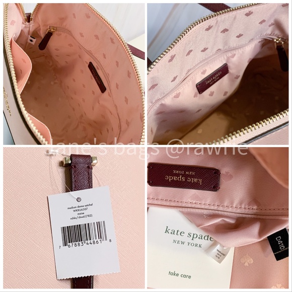 New Kate Spade Maise Medium Dome Leather Satchel - Picture 4 of 4